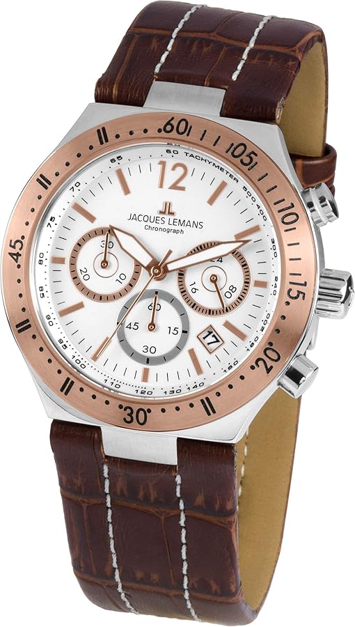 JACQUES LEMANS Dover クロノグラフ JACQUES LEMANS Dover クロノグラフ